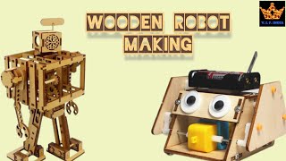 How To Make A Wooden Robot Toy /Simple Diy Walking Toy science project