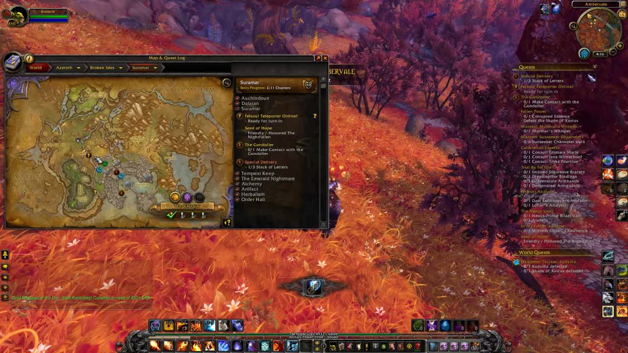 Legion World Quest Bug