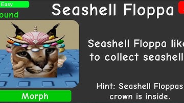 How To Get The “Seashell Floppa” | Find The Floppa Morphs #roblox #floppa
