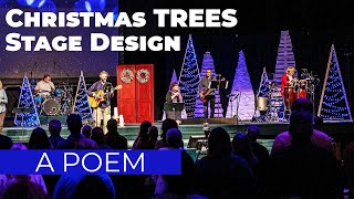 Church Stage Christmas Trees Design With Addressable Leds A Christmas Poem