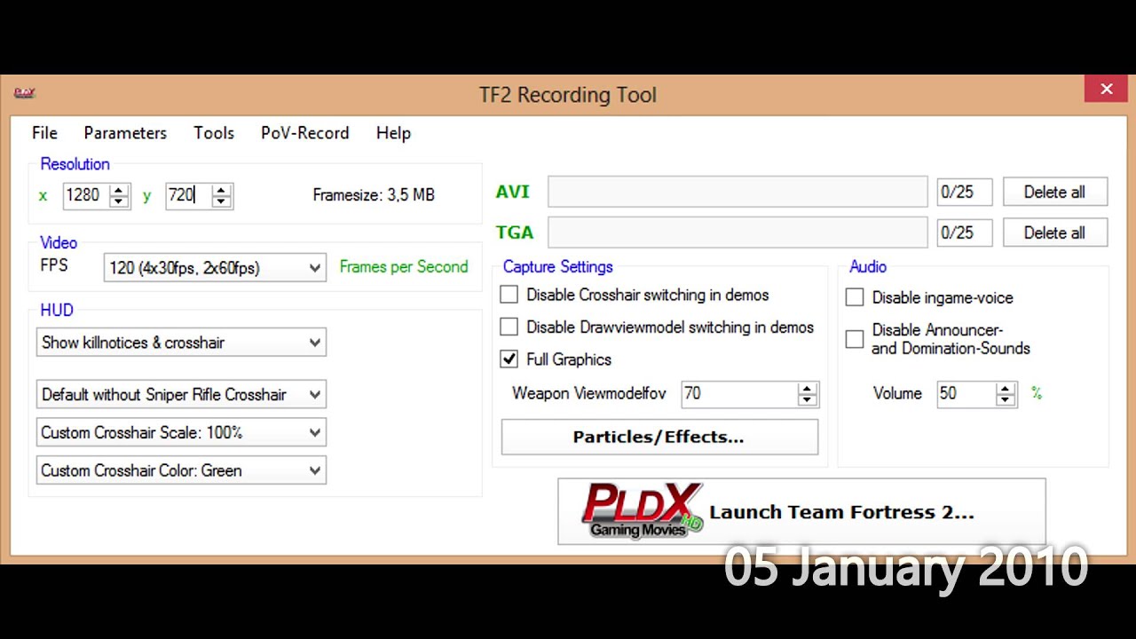 PldX Recording Tool - Evolution
