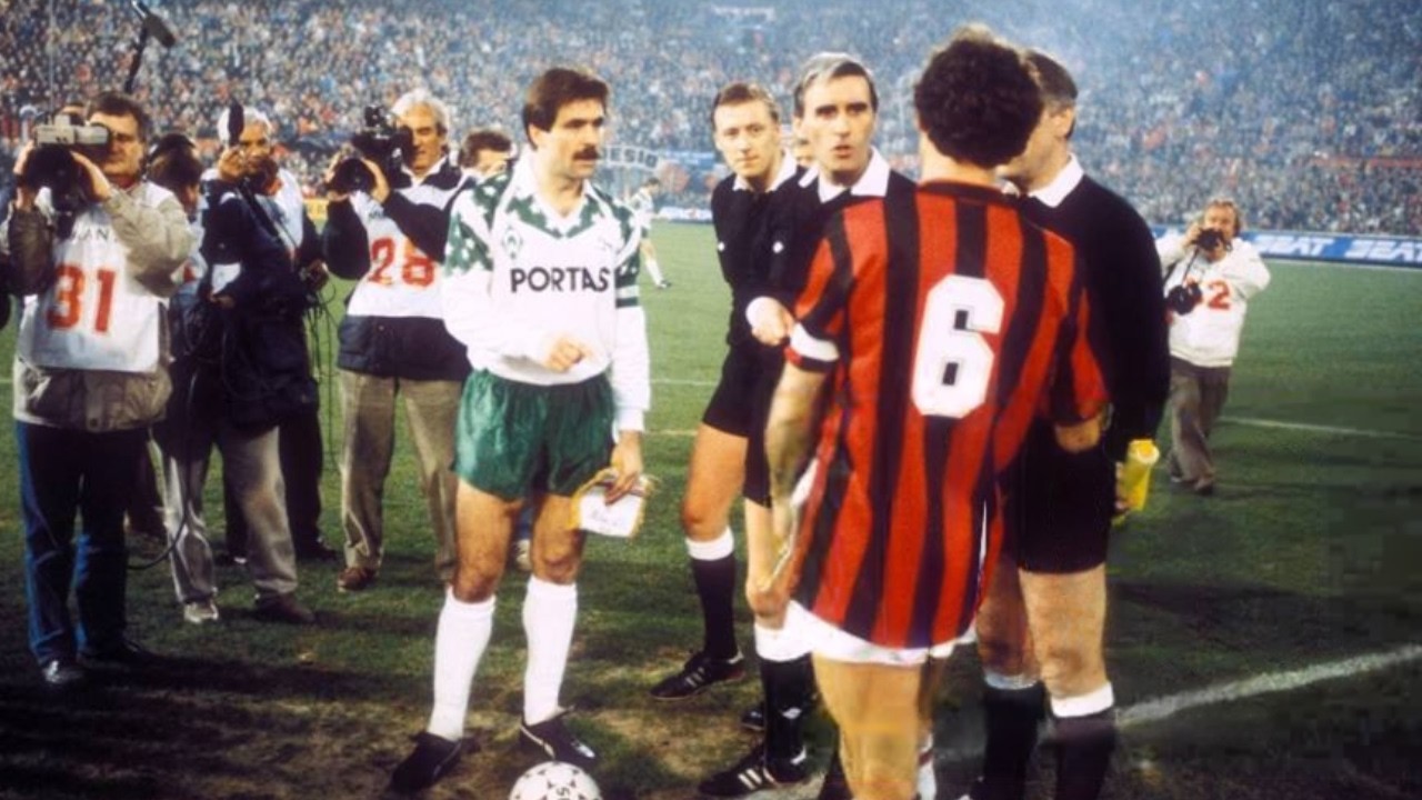 Franco Baresi vs Werder Bremen 1988/89 European Cup | God of Defending