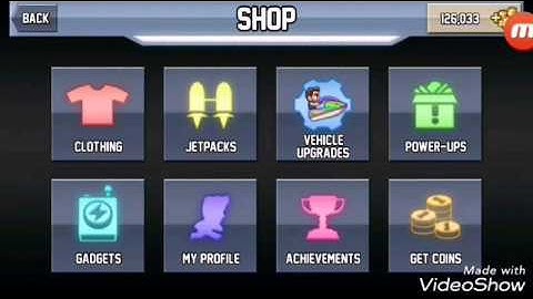 Jetpack joyride:machine gun jetpack and SAM gameplay