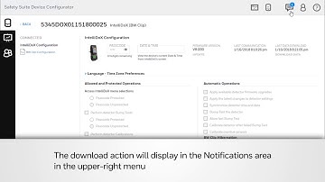 Safety Suite Device Configurator Downloading Data