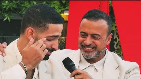 فيديو..عقد قرآن الفنان عمرو جابر اللي قلب السوشيال ميديا وهو بيبكي ومش قادر ينطق/كله قالي اشمعنا هو😍
