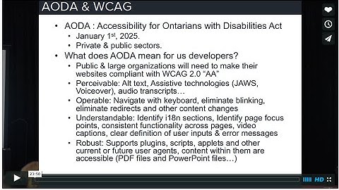 Making AEM Fit Accessibility Requirements - HD
