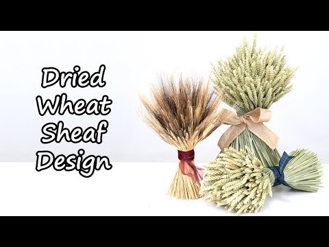 How To Make A Dried Wheat Or Barley Sheaf