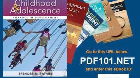 Childhood and Adolescence Voyages in Development