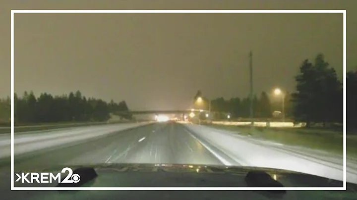 Tracking road conditions on Highway 2 during Tuesday morning's snowy commute