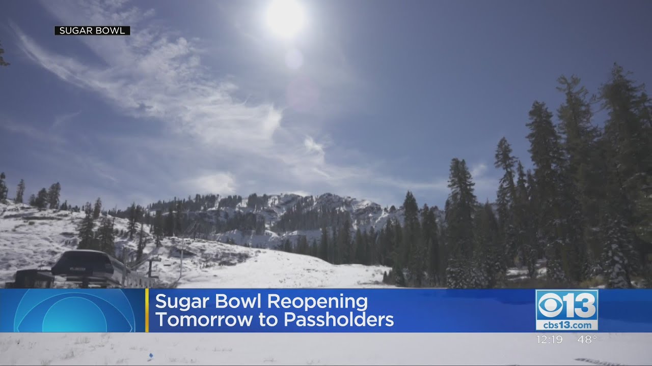 Sugar Bowl Ski Resort Opening Wednesday For Passholders YouTube