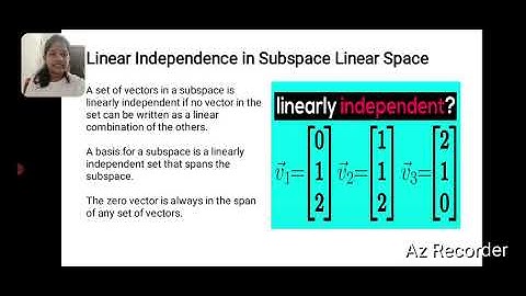 #subspace linear space