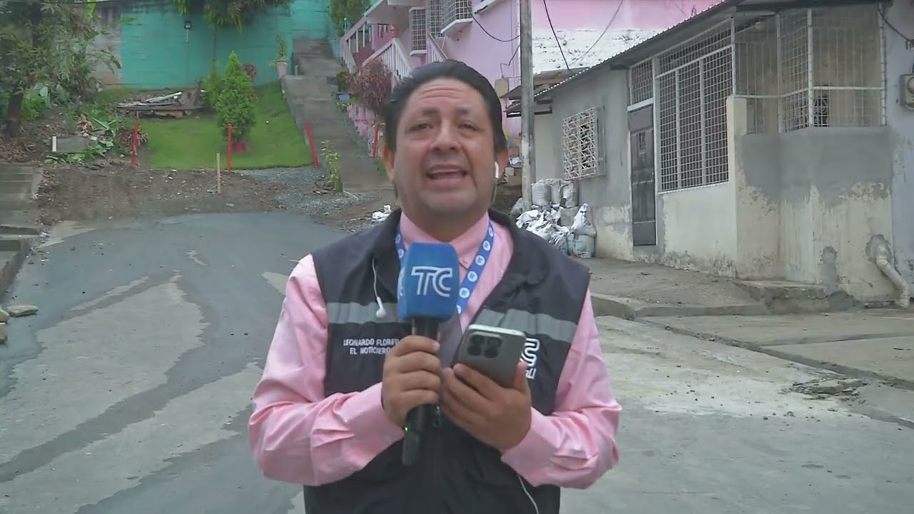 La Policía ejecutó un operativo en plena cobertura de comunidad en un barrio del norte de Guayaquil.