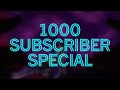 WE HAVE REACHED 1000 SUBSCRIBERS!!!