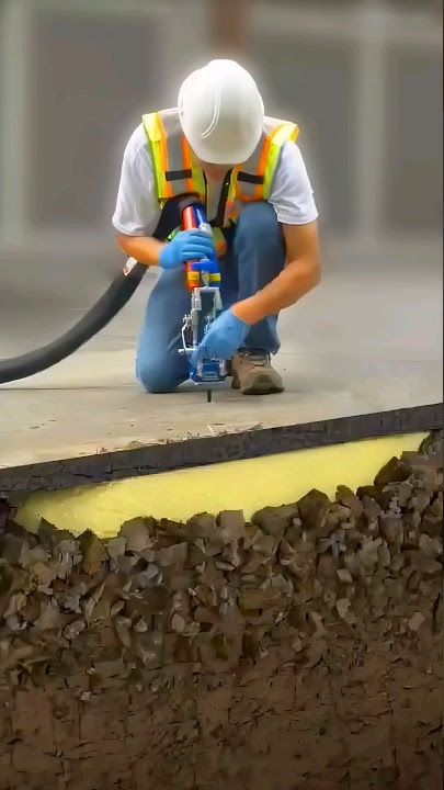Injecting liquid into the road 😳