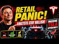 Retail Panic Over Tesla 🚨 | Analysts Stay Bullish on TSLA | Massive Opportunity Ahead?