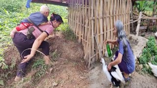 The mother-in-law was determined to find a way to get to her daughter-in-law's house