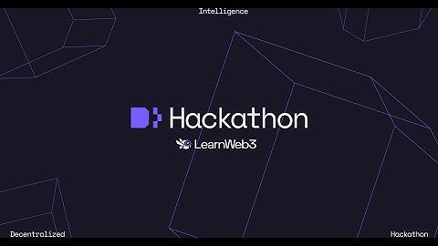 Opening Ceremony - Decentralized Intelligence Season 1 Hackathon