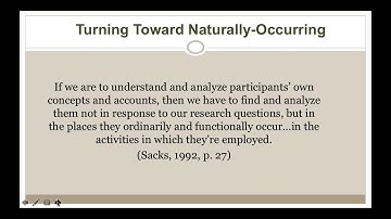 Jessica Nina Lester, Practical Considerations for Doing Applied Conversation Analysis