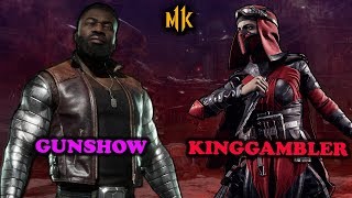 JAX VS SKARLET! - GunShow vs KingGambler (Mortal Kombat 11)