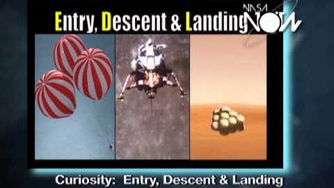 NASA Now Minute: Forces and Motion: Curiosity -- Entry, Descent and Landing