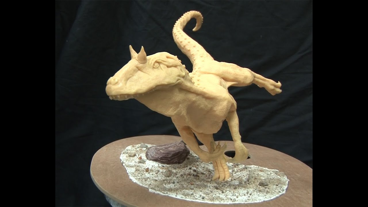 How to make Two part Silicone molds! - Making my Allosaurus models 