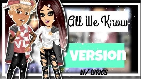 All We Know w/ Lyrics || MSP Version || Smol MSP
