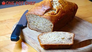 3 Ingredient Banana Bread | One Pot Chef