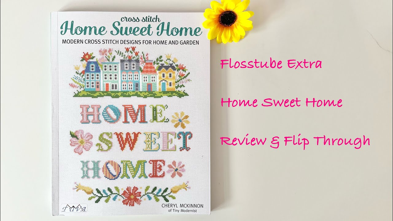 Home Sweet Home Cross Stitch Book, Tiny Modernist