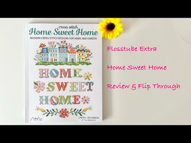 Home Sweet Home Cross Stitch Book, Tiny Modernist