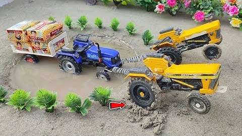 Diy Tractor Stuck In Mud With Parle G.  Mini Science project Part 4 || @Mini Creator