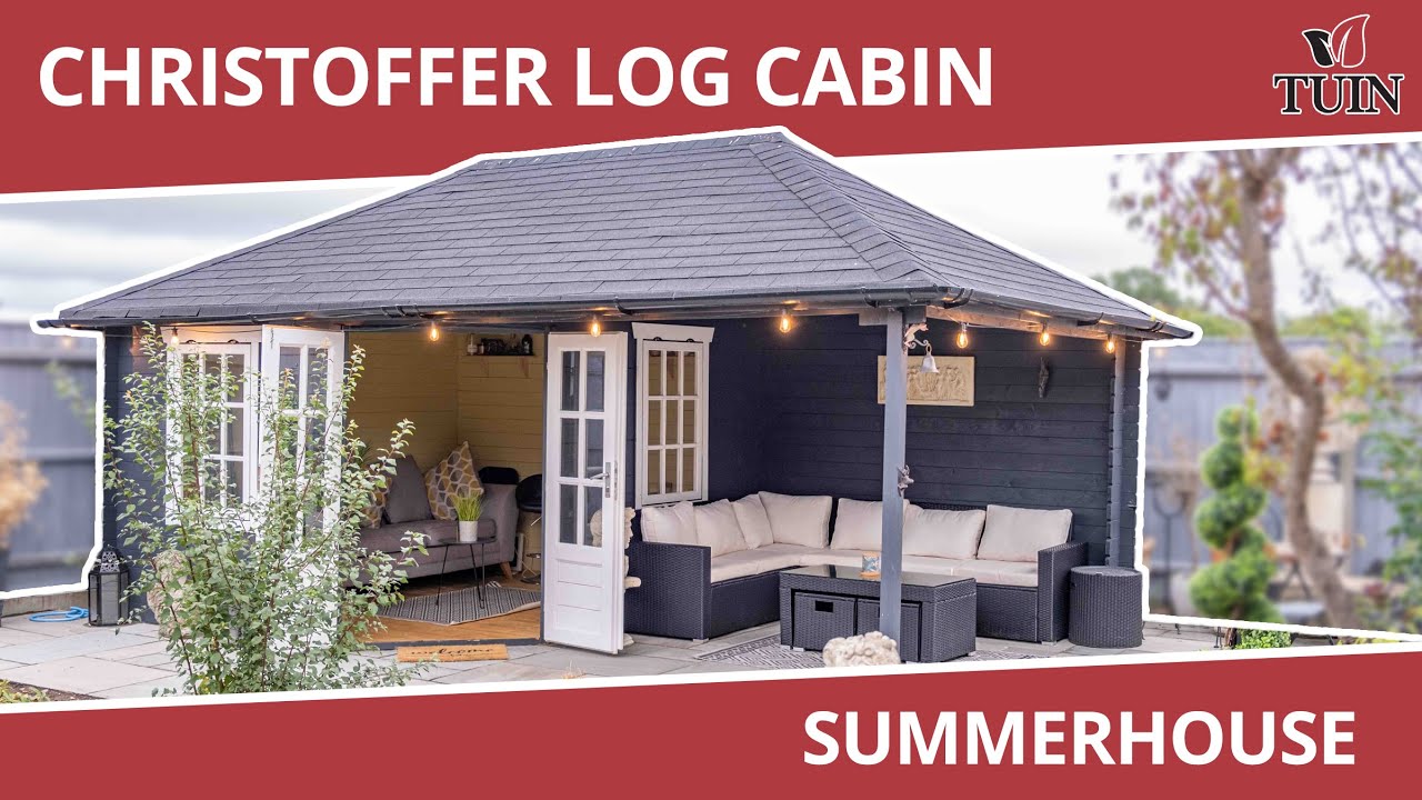 Christoffer Log Cabin Summerhouse Feature - TUIN