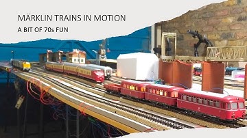 A bit of 70s fun - Märklin Trains in Motion - Automated Analogue Layout