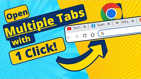 Automatically Open Multiple Tabs in Chrome with just one Click - in 2022