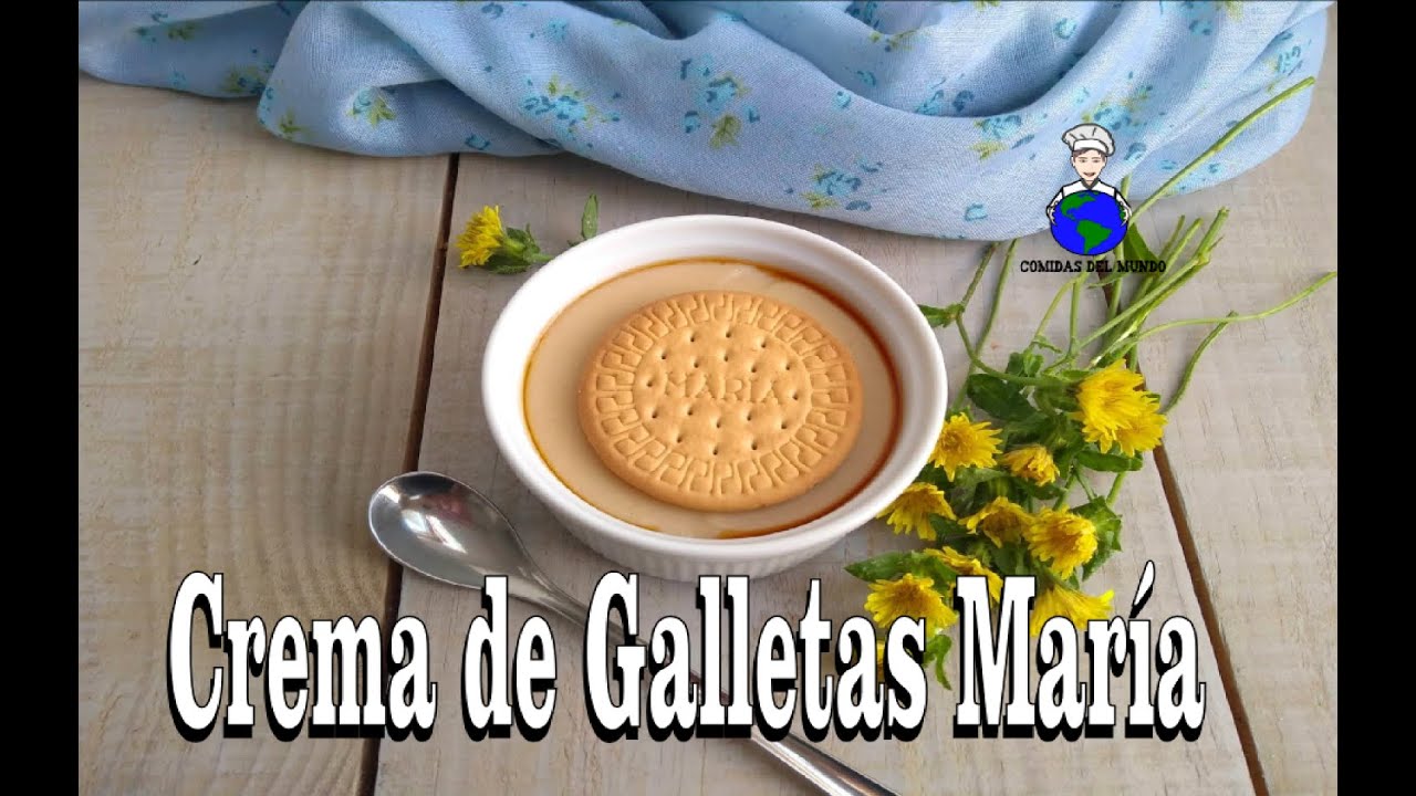 Crema de Galletas María y Caramelo | Fácil y Económica