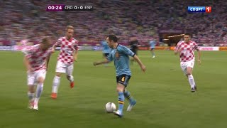 Andres iniesta vs Croatia Euro 2012 (group stage )1080 HD