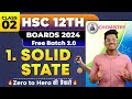 1 solid state class 12th chemistry class 02 hsc board exam by  abhishek sir  chemistry  asc