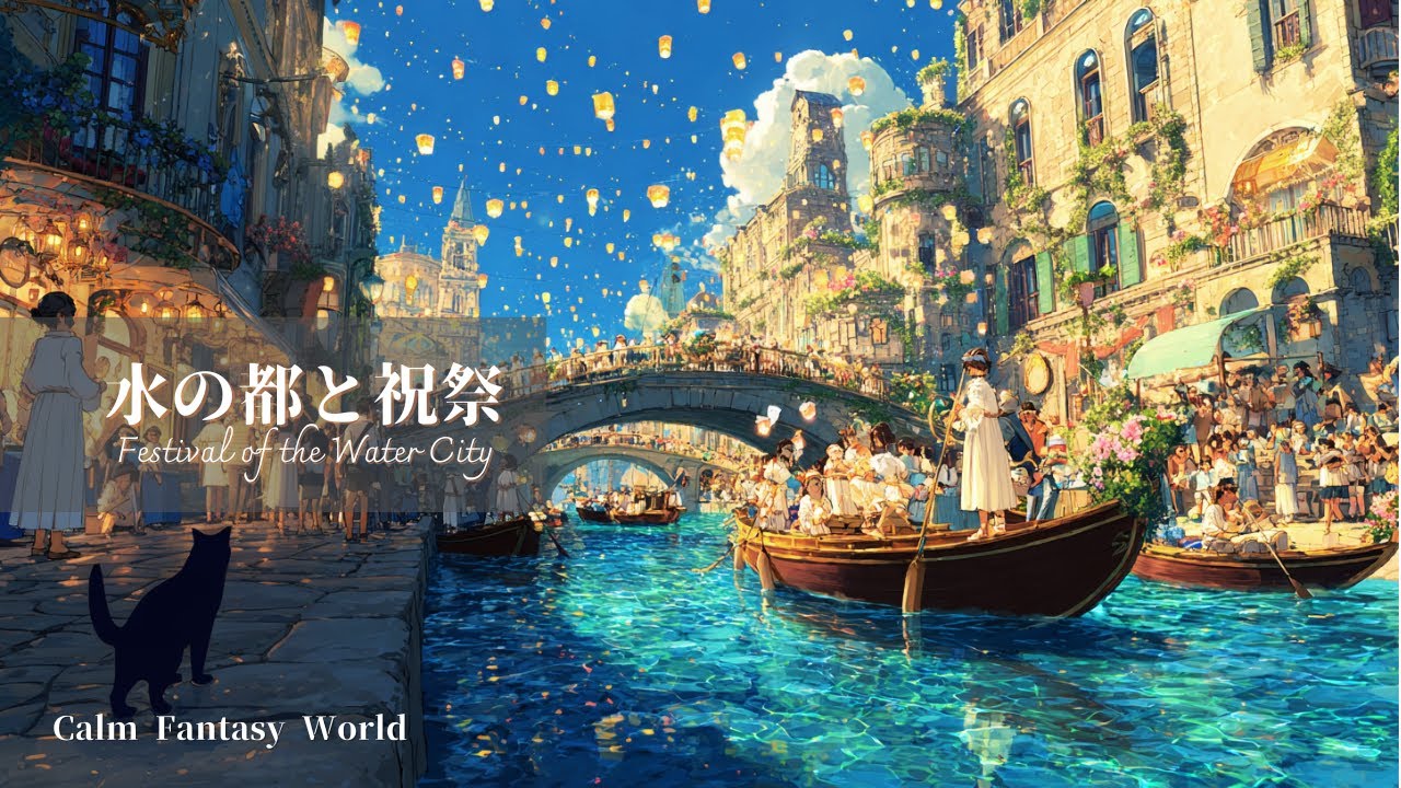【ケルト/ファンタジー音楽】水の都と祝祭 / Festival of the Water City / celtic / Fantasy / 作業用BGM