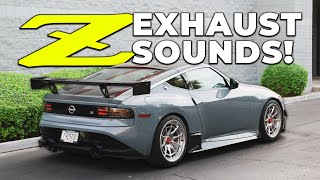 Every 2023+ Nissan Z Exhaust Sound We Could Find! | Exhaust Compilation