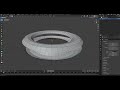 Blender Bridge edge loops 上下同じ辺の数がある→くっつける