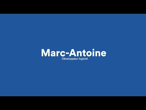 Rencontrez la crew: Marc-Antoine
