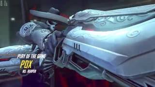 Reaper Death Blossom in the spawn (Overwatch)