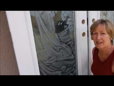 Glass Etch How To! Glass Ethch Antique Door! 