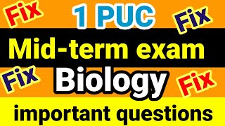 1st Puc Biology Important 5 Marks Questions For Midterm Exam Fix Questions For Midterm Exam 2023