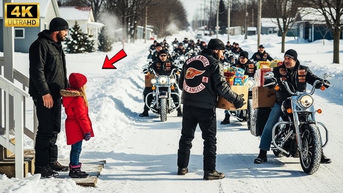 Poor Single Dad Spent His Last $10 on Gas for a Stranger… Next Day 70 Hells  Angels Filled His Porch