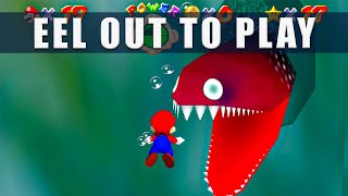 Super Mario 64 Switch Can the Eel Come Out to Play Course 3 Jolly Roger Bay Star 2 - 3D All Stars