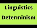 Linguistic Determinism