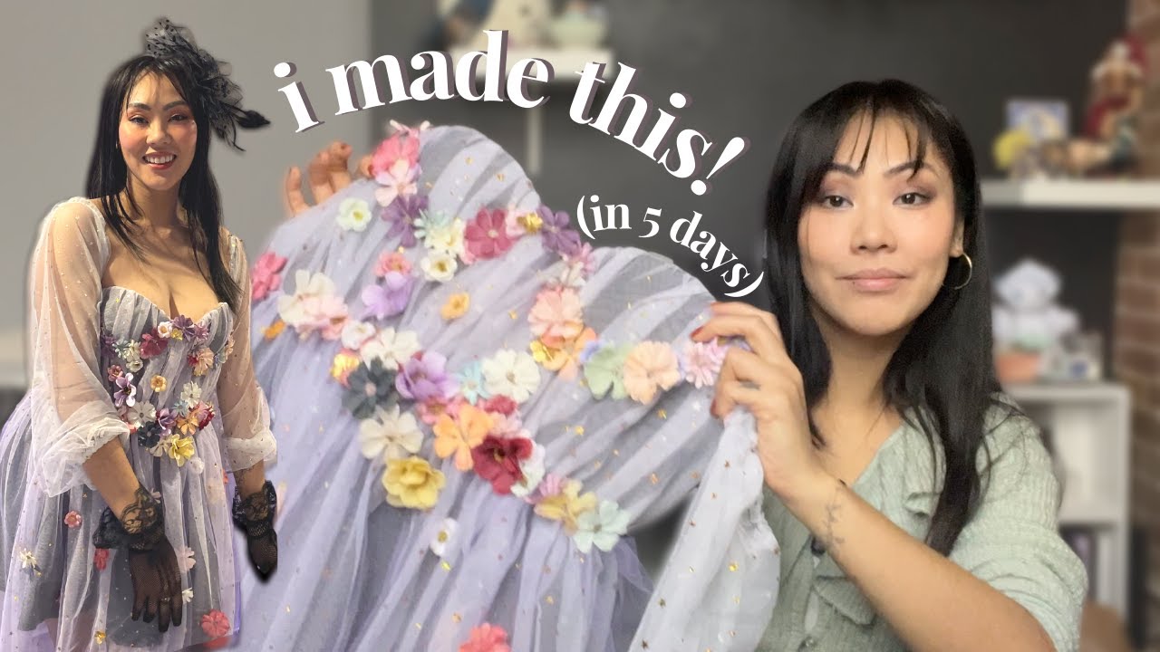 I Made My Birthday Dress in FIVE (5) Days | Matoshi, Selkie, and BTS Inspired