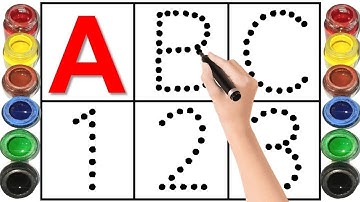 Learn to count, 123 Numbers, 123, 1 to 100 counting, One two three, abc, a to z alphabet - 59