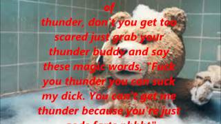 Video thumbnail of "Ted Thunder Buddy Song Lyrics"