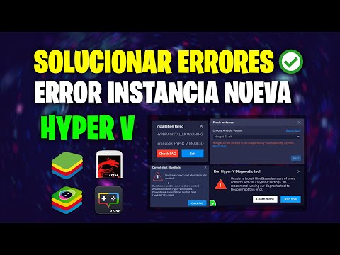 🚨 SOLUCIONAR ERROR DE HYPER V y TODOS LOS ERRORES DE BLUESTACKS Y MSI APP PLAYER 2025 ✅